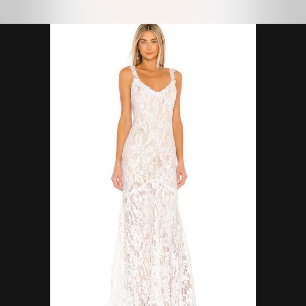 HEARTLOOM Della White Lace Dress
